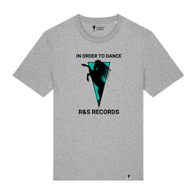 Load image into Gallery viewer, NEW! R&S Records - In Order To Dance - Classic Logo T-shirt - Grey
