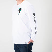 Load image into Gallery viewer, R&S Records In Order To Dance Long Sleeve T-shirt - White