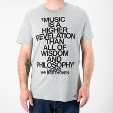 Load image into Gallery viewer, R&S Records Beethoven T-Shirt - Grey