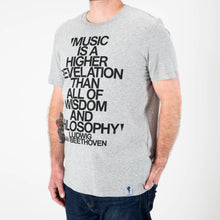 Load image into Gallery viewer, R&S Records Beethoven T-Shirt - Grey