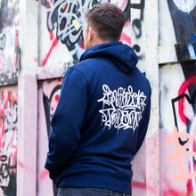 Load image into Gallery viewer, R&amp;S Records Graffiti Unisex Hoodie - Navy
