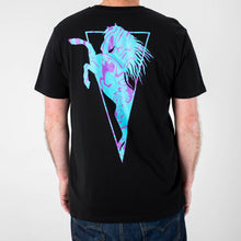 Load image into Gallery viewer, R&amp;S Records Psychedelic Logo T-shirt - Black
