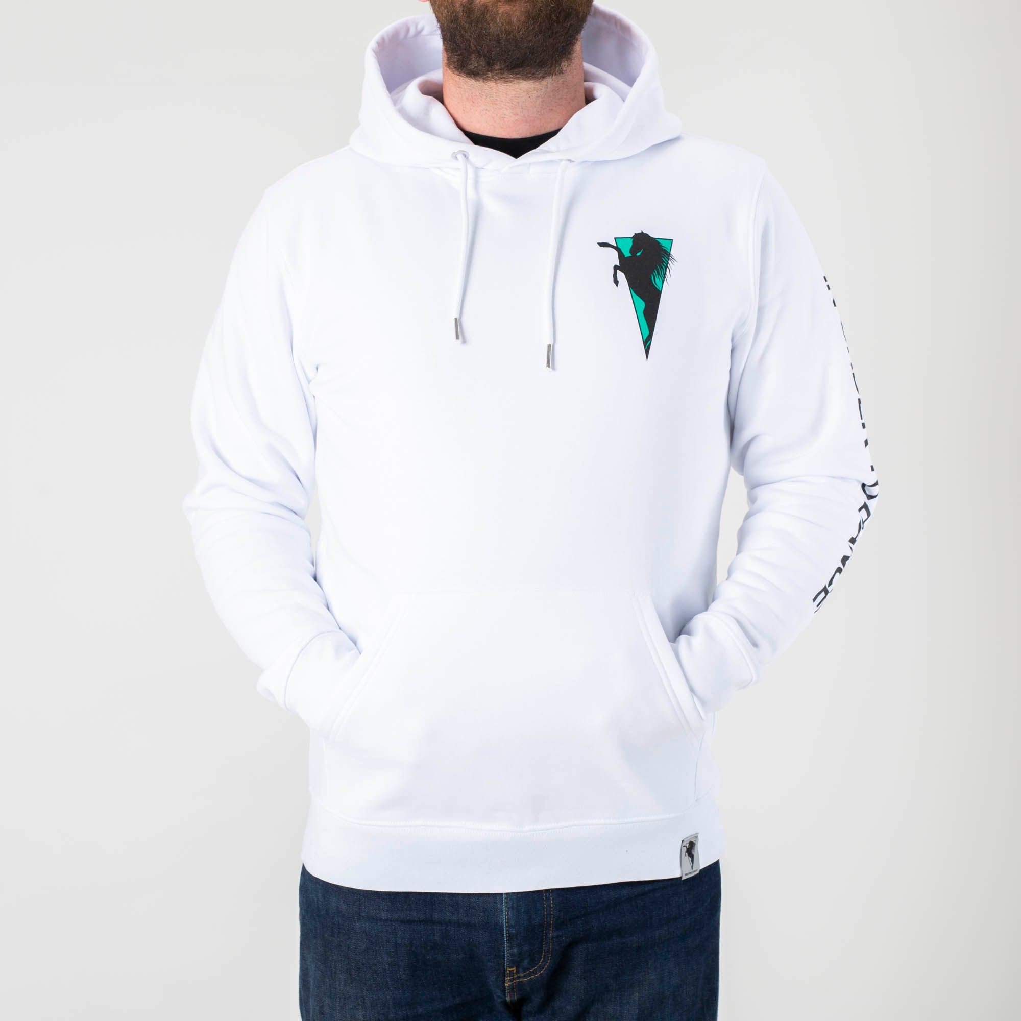 R S Records In Order To Dance Hoodie White