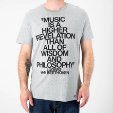 Load image into Gallery viewer, R&amp;S Records Beethoven T-Shirt - Grey
