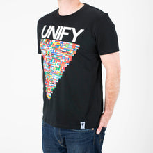 Load image into Gallery viewer, R&amp;S Records UNIFY T-Shirt - Black
